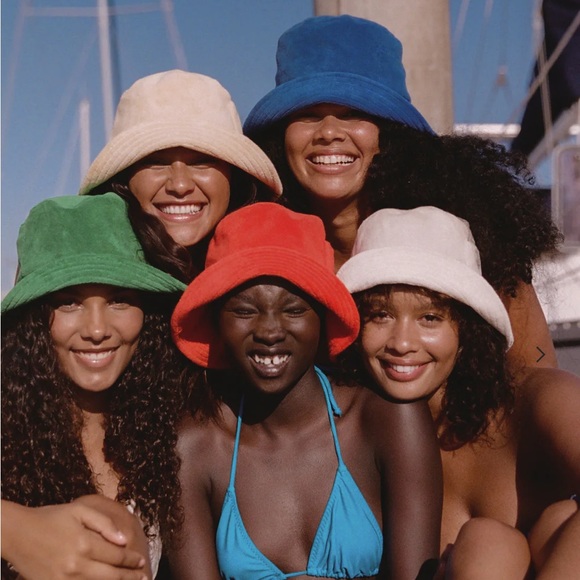 Lack of color Wave Bucket Yellow Terry - Picture 4 of 5